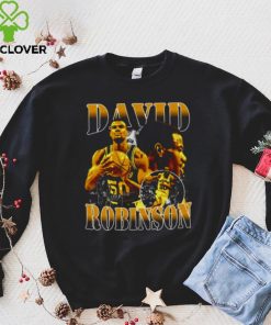 David Robinson Basketball Yellow Design 90s hoodie, sweater, longsleeve, shirt v-neck, t-shirt