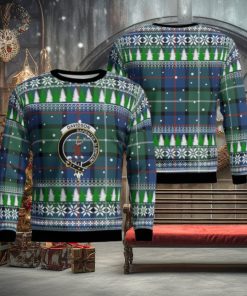 Davidson of Tulloch Crest Tartan Christmas Ugly Sweater 3D Gift For Men And Women