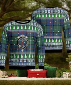 Davidson of Tulloch Crest Tartan Christmas Ugly Sweater 3D Gift For Men And Women