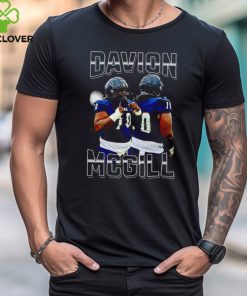 Davion McGill football player mashup pose shirt