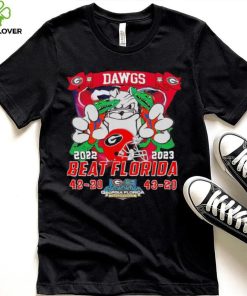 Dawgs 2022 2023 beat Florida 42 20 43 20 Georgia Florida Jacksonville hoodie, sweater, longsleeve, shirt v-neck, t-shirt