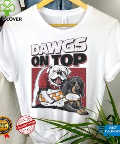 Dawgs On Top Georgia Football On Vols Shirt