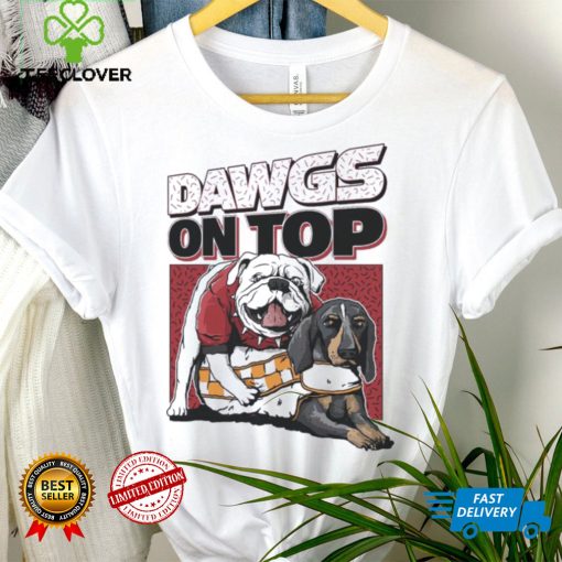 Dawgs On Top Georgia Football On Vols Shirt