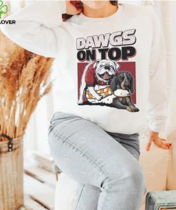 Dawgs On Top Georgia Football On Vols Shirt