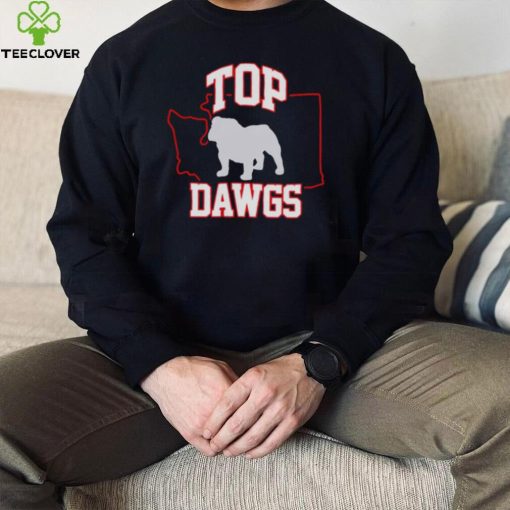 Dawgs logo Washington map T hoodie, sweater, longsleeve, shirt v-neck, t-shirt