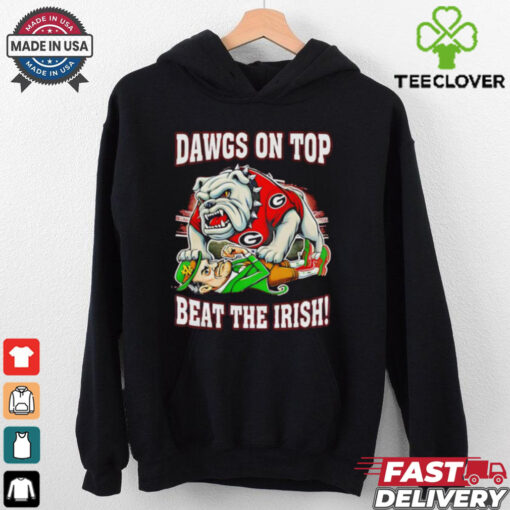 Dawgs on top beat the Irish Georgia Bulldogs mascot shirt