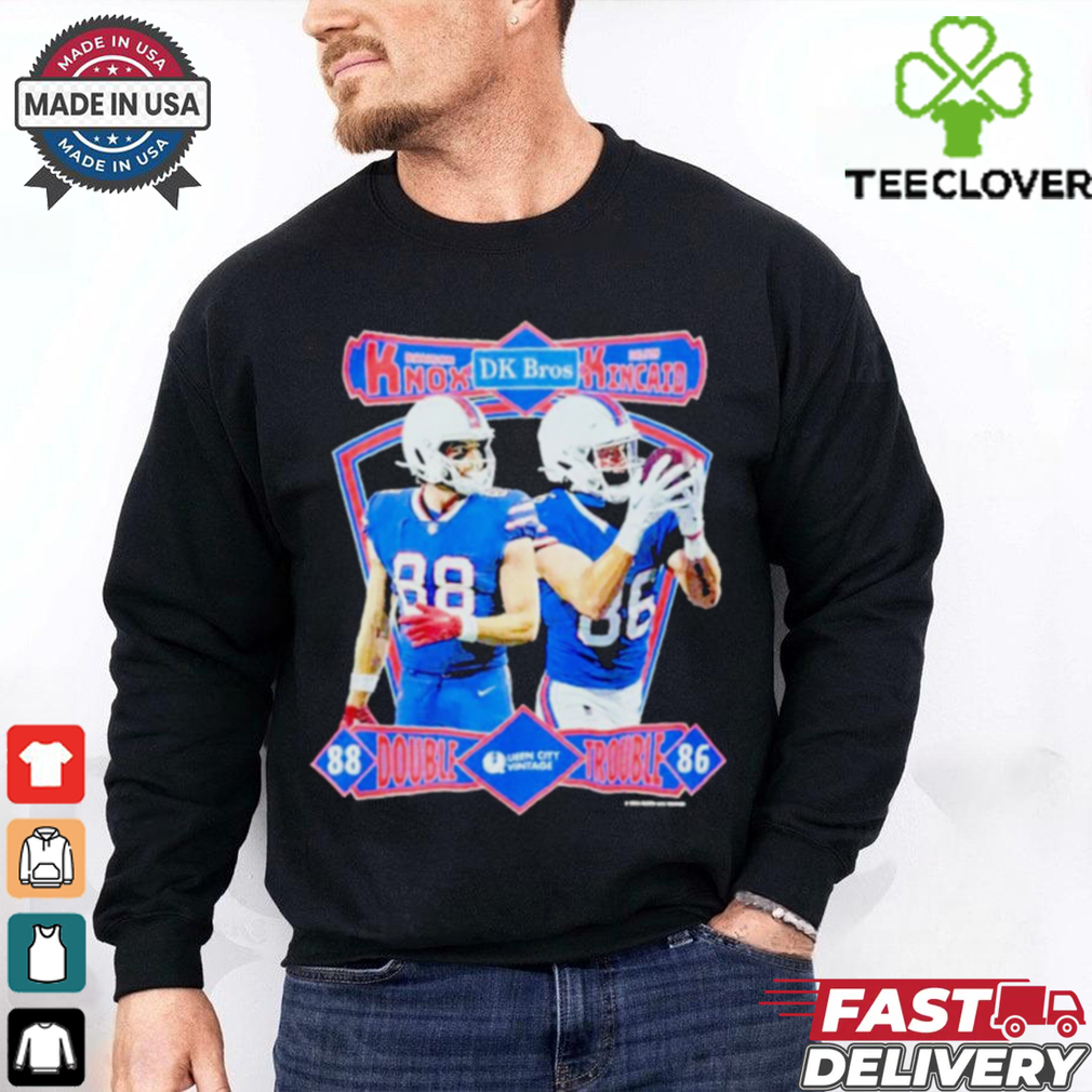 Dawson Knox and Dalton Kincaid Double Trouble DK Bros Buffalo Bills shirt Dawson Knox and Dalton Kincaid Double Trouble DK Bros Buffalo Bills shirt