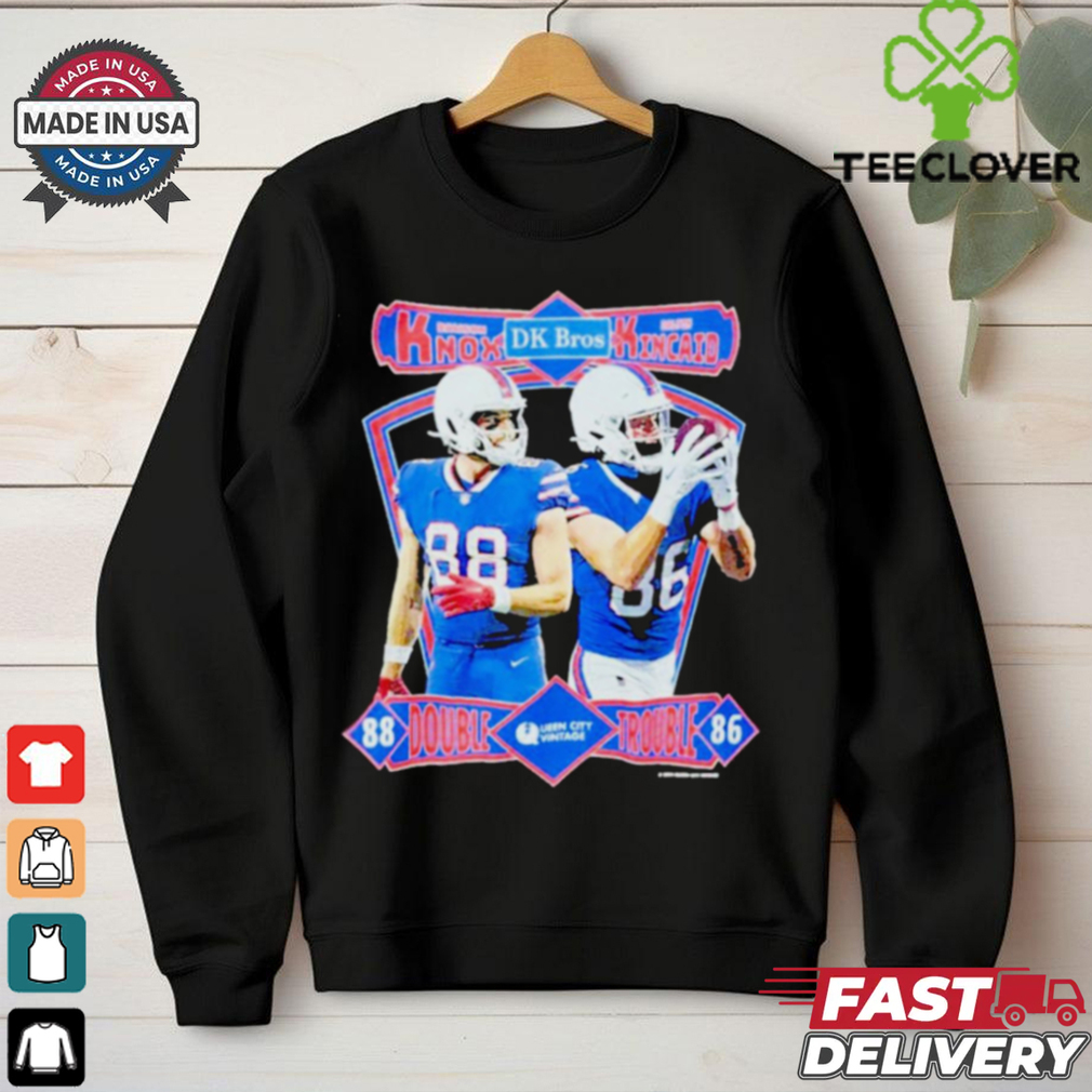 Dawson Knox and Dalton Kincaid Double Trouble DK Bros Buffalo Bills shirt Dawson Knox and Dalton Kincaid Double Trouble DK Bros Buffalo Bills shirt