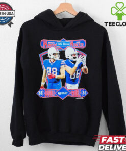 Dawson Knox and Dalton Kincaid Double Trouble DK Bros Buffalo Bills shirt