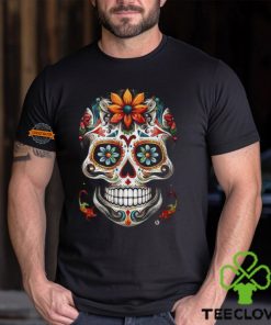 Day Of The Dead Inspired Sugar Skull T Shirt