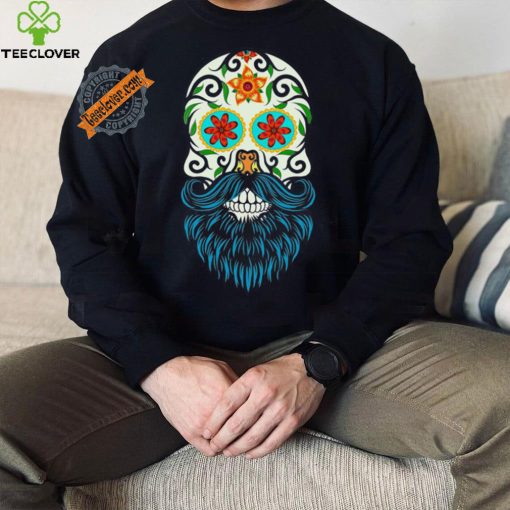 Day of the Dead Sugar Skull Beard T hoodie, sweater, longsleeve, shirt v-neck, t-shirt CL