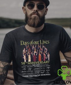 Days Of Our Lives 58th Anniversary 1965 – 2023 Thank You For The Memories T Shirt