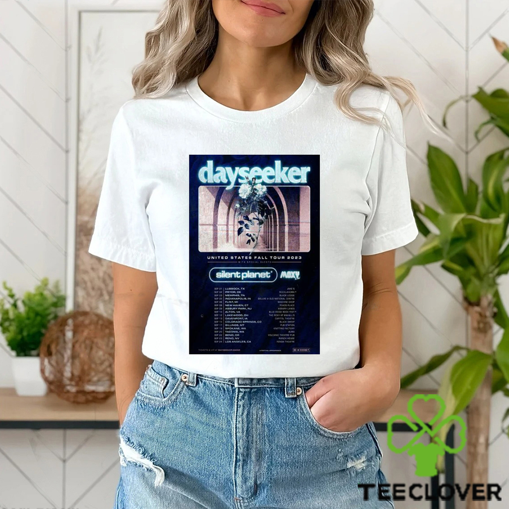 Dayseeker United States Fall Tour 2023 Silent Planet T shirt Dayseeker United States Fall Tour 2023 Silent Planet T shirt