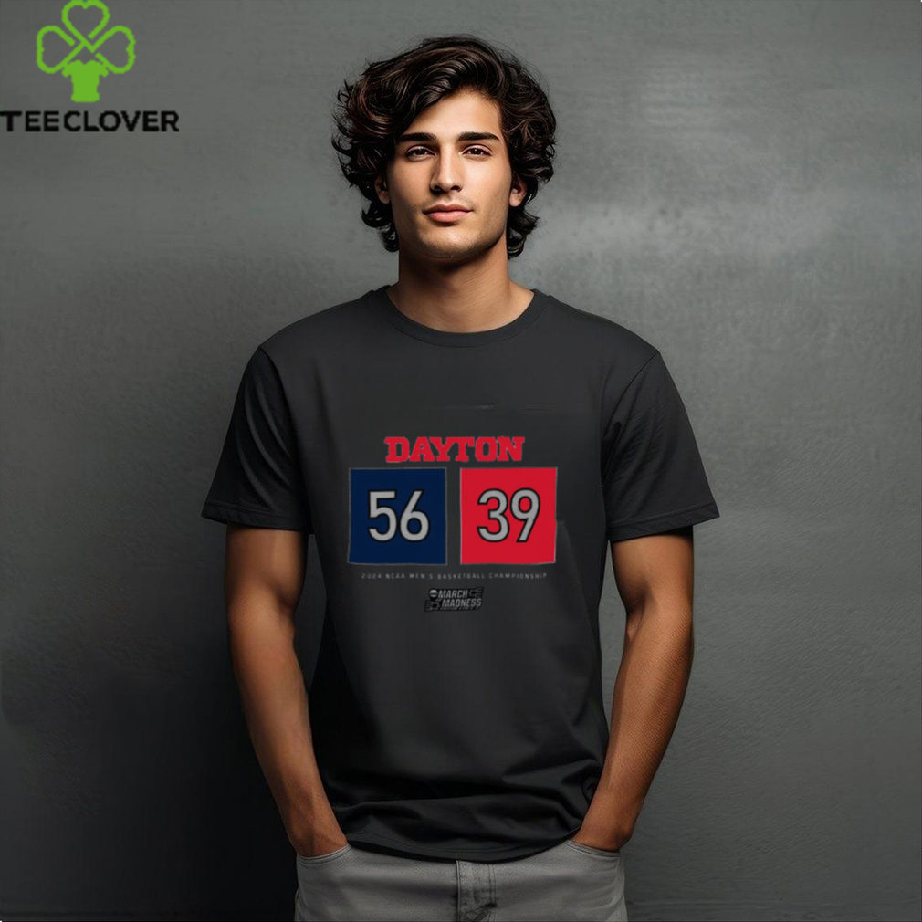 Dayton Basketball 56 39 Tee Shirt Dayton Basketball 56 39 Tee Shirt