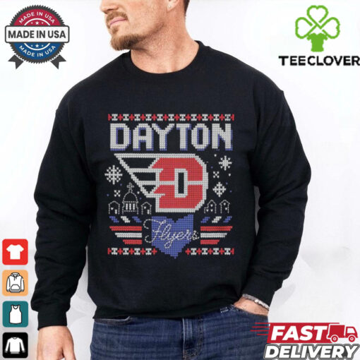 Dayton Flyers Basketball ugly Christmas shirt