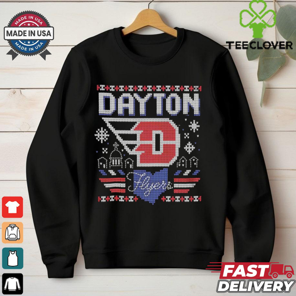 Dayton Flyers Basketball ugly Christmas shirt Dayton Flyers Basketball ugly Christmas shirt
