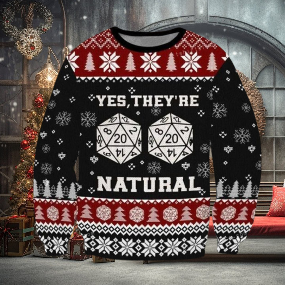 Dd Yes They Are Natural Dungeon And Dragons Initiative Galaxy Dragon Dice Gaming Ugly Sweater Party Dd Yes They Are Natural Dungeon And Dragons Initiative Galaxy Dragon Dice Gaming Ugly Sweater Party