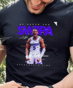 De’ Aaron Fox Sacramento Kings Swipa signature 2022 shirt