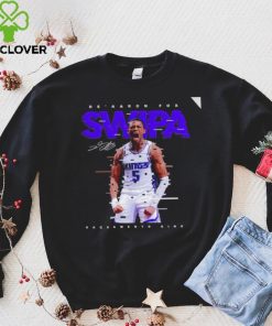 De’ Aaron Fox Sacramento Kings Swipa signature 2022 hoodie, sweater, longsleeve, shirt v-neck, t-shirt