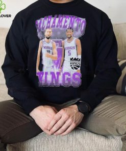 De’Aaron Fox And Domantas Sabonis Black Sacramento Kings Player Duo shirt
