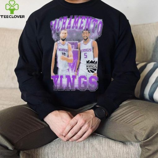 De’Aaron Fox And Domantas Sabonis Black Sacramento Kings Player Duo shirt