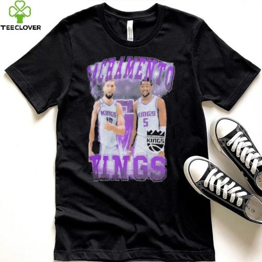 De’Aaron Fox And Domantas Sabonis Black Sacramento Kings Player Duo shirt