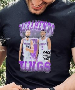 De’Aaron Fox And Domantas Sabonis Black Sacramento Kings Player Duo shirt