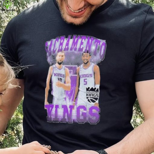De’Aaron Fox And Domantas Sabonis Black Sacramento Kings Player Duo shirt