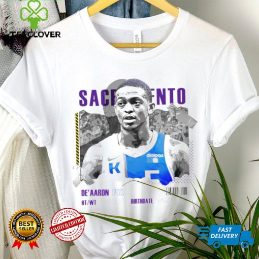 De’Aaron Fox Sacramento Kings basketball player information paper hoodie, sweater, longsleeve, shirt v-neck, t-shirt