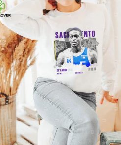 De’Aaron Fox Sacramento Kings basketball player information paper hoodie, sweater, longsleeve, shirt v-neck, t-shirt