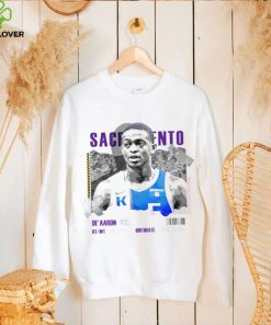 De’Aaron Fox Sacramento Kings basketball player information paper hoodie, sweater, longsleeve, shirt v-neck, t-shirt