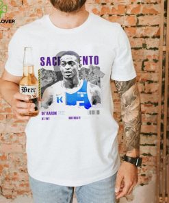 De’Aaron Fox Sacramento Kings basketball player information paper hoodie, sweater, longsleeve, shirt v-neck, t-shirt