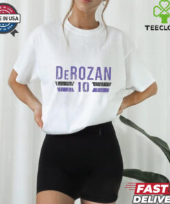 DeMar DeRozan Sacramento Kings NBA Basketball Font Vintage Shirt, featuring a retro-inspired design with DeMar DeRozan’s name and the Sacramento Kings' logo in a classic basketball font. This vintage-style shirt offers a nostalgic look, combining the legacy of the player and team with a stylish, old-school flair, perfect for fans who want to show their support in a timeless way.