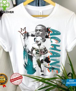 De’Von Achane number 28 Miami Dolphins football player pose poster shirt