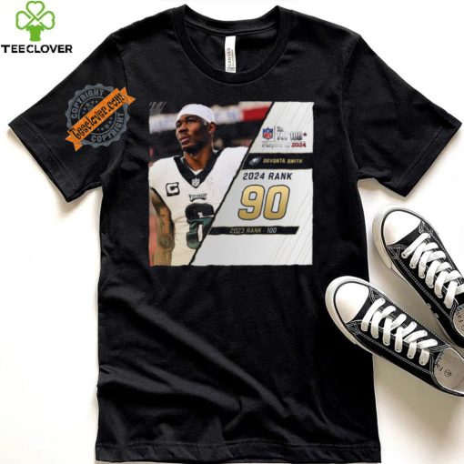 DeVonta Smith Rank 90 The NFL Top 100 Players Of 2024 T Shirt
