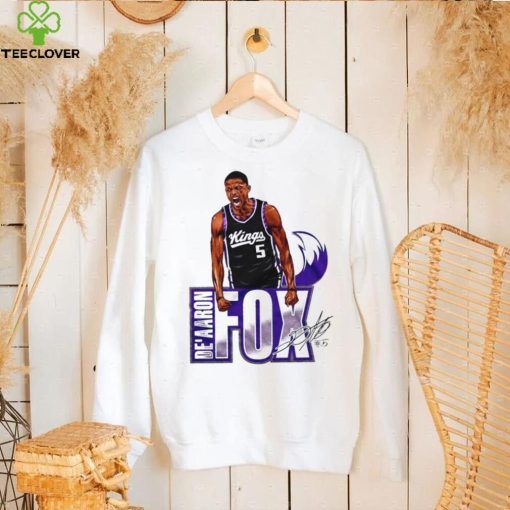 De’aaron Fox Sacramento Kings player signatures hoodie, sweater, longsleeve, shirt v-neck, t-shirt