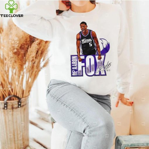 De’aaron Fox Sacramento Kings player signatures hoodie, sweater, longsleeve, shirt v-neck, t-shirt