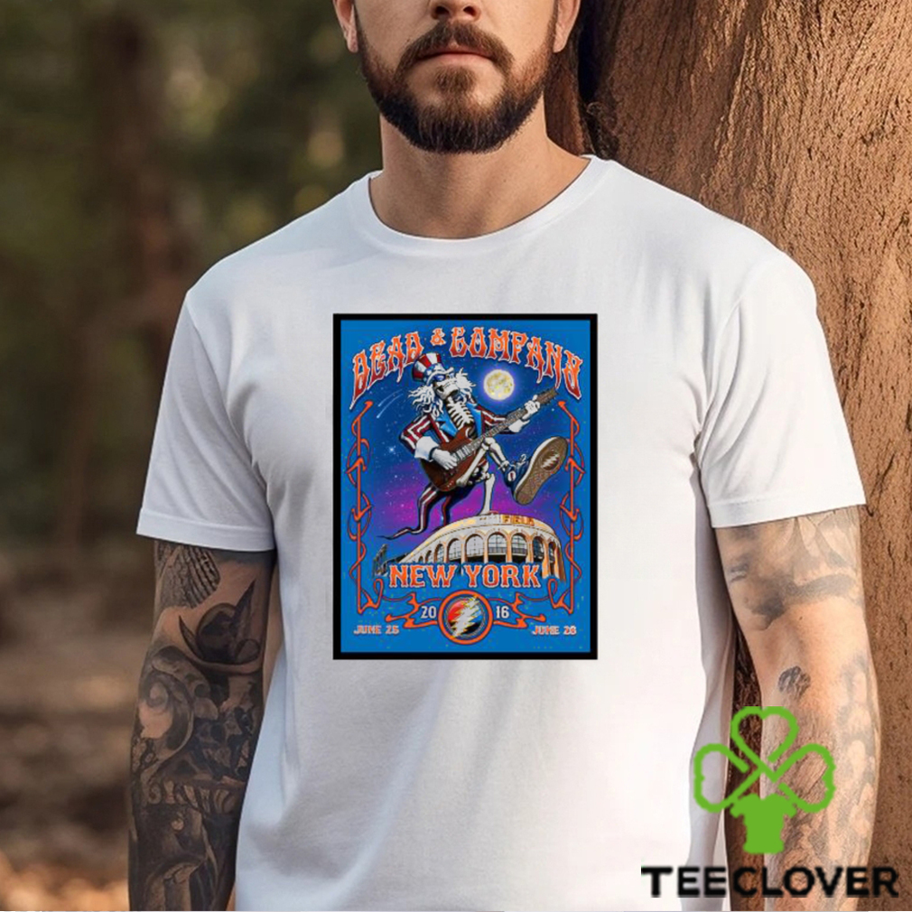 Dead & Company City Field New York June 25 26 2023 Poster shirt Dead & Company City Field New York June 25 26 2023 Poster shirt