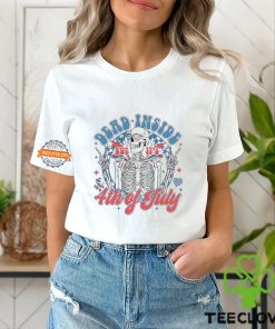 Dead Inside But Its 4th Of July Patriotic Skeleton Shirt