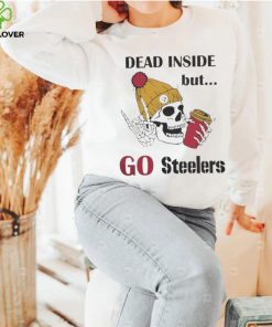 Dead Inside But go Steelers Pittsburgh Steelers Skeleton Logo hoodie, sweater, longsleeve, shirt v-neck, t-shirt