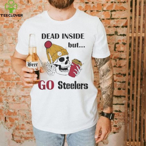 Dead Inside But go Steelers Pittsburgh Steelers Skeleton Logo hoodie, sweater, longsleeve, shirt v-neck, t-shirt