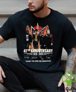 Dead Kennedys 47th Anniversary 1978 2025 Thank You For The Memories T Shirt