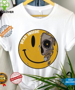 Dead inside emoji skull shirt