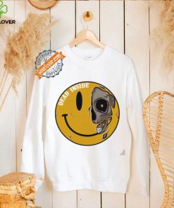 Dead inside emoji skull shirt