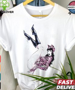 Deadly Doll Pussy Cat White Shirt