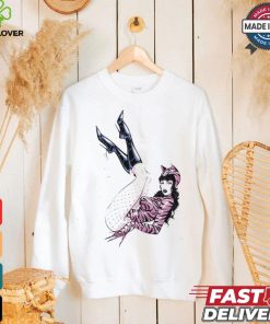 Deadly Doll Pussy Cat White Shirt