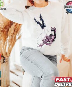 Deadly Doll Pussy Cat White Shirt