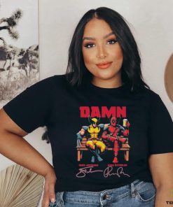 Deadpool 4 Damn Wolverine Hugh Jackman And Ryan Reynolds Movies Signatures Shirt
