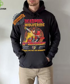 Deadpool And Wolverine 15th Anniversary Thank You For The Memories Signatures Shirt