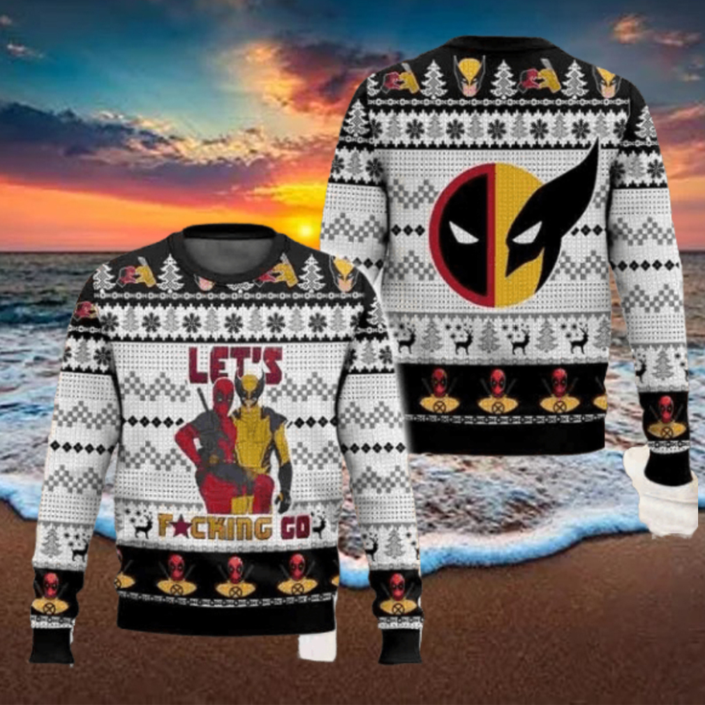 Deadpool And Wolverine Let’s Fucking Co 2024 Ugly Christmas Sweater Deadpool And Wolverine Let’s Fucking Co 2024 Ugly Christmas Sweater